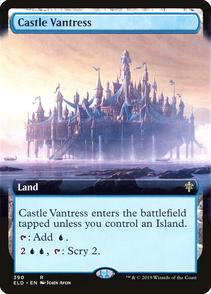 Castle Vantress (Extended Art) [Throne of Eldraine] | Dumpster Cat Games