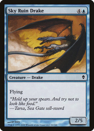 Sky Ruin Drake [Zendikar] | Dumpster Cat Games