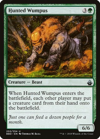 Hunted Wumpus [Battlebond] | Dumpster Cat Games
