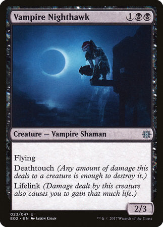 Vampire Nighthawk [Explorers of Ixalan] | Dumpster Cat Games