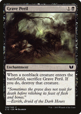 Grave Peril [Commander 2015] | Dumpster Cat Games