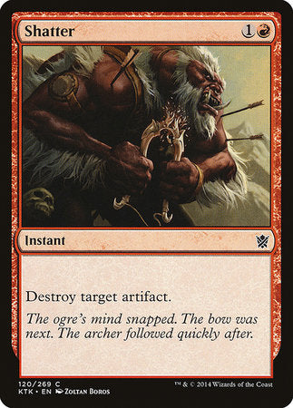 Shatter [Khans of Tarkir] | Dumpster Cat Games