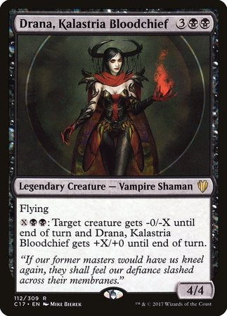 Drana, Kalastria Bloodchief [Commander 2017] | Dumpster Cat Games
