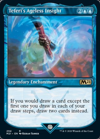 Teferi's Ageless Insight (Showcase) [Core Set 2021] | Dumpster Cat Games
