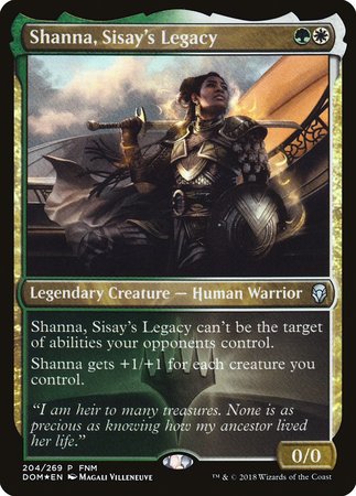 Shanna, Sisay's Legacy [Dominaria Promos] | Dumpster Cat Games