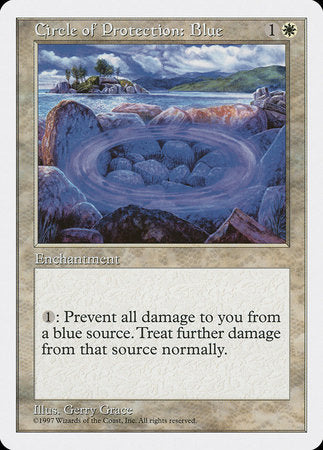 Circle of Protection: Blue [Fifth Edition] | Dumpster Cat Games