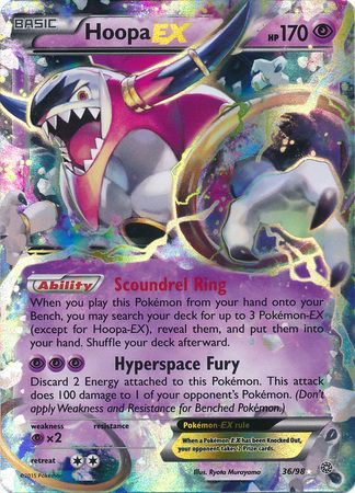 Hoopa EX (36/98) (Jumbo Card) [XY: Ancient Origins] | Dumpster Cat Games