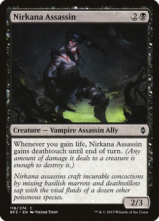 Nirkana Assassin [Battle for Zendikar] | Dumpster Cat Games