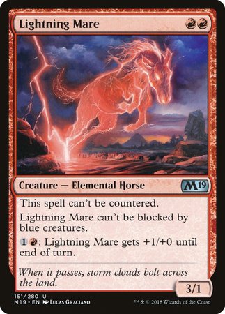 Lightning Mare [Core Set 2019] | Dumpster Cat Games