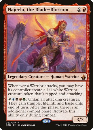 Najeela, the Blade-Blossom [Battlebond] | Dumpster Cat Games