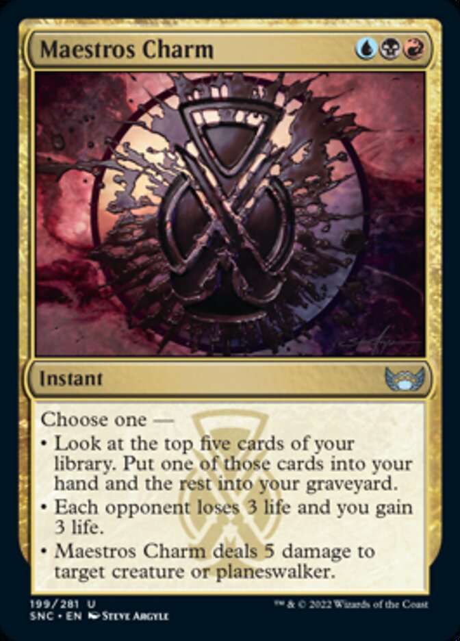 Maestros Charm [Streets of New Capenna] | Dumpster Cat Games