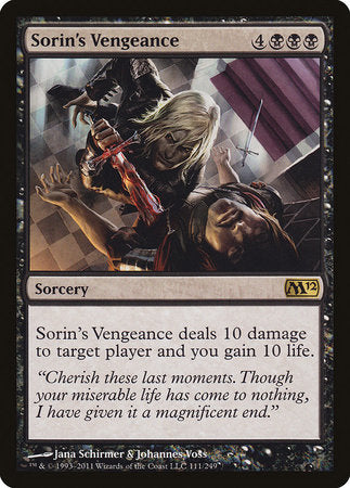 Sorin's Vengeance [Magic 2012] | Dumpster Cat Games