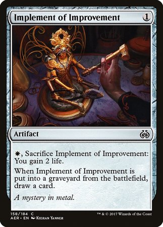 Implement of Improvement [Aether Revolt] | Dumpster Cat Games