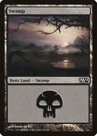 Swamp (239) [Magic 2014] | Dumpster Cat Games
