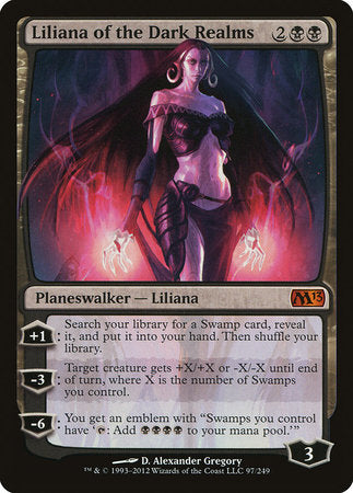 Liliana of the Dark Realms [Magic 2013] | Dumpster Cat Games