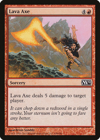 Lava Axe [Magic 2012] | Dumpster Cat Games