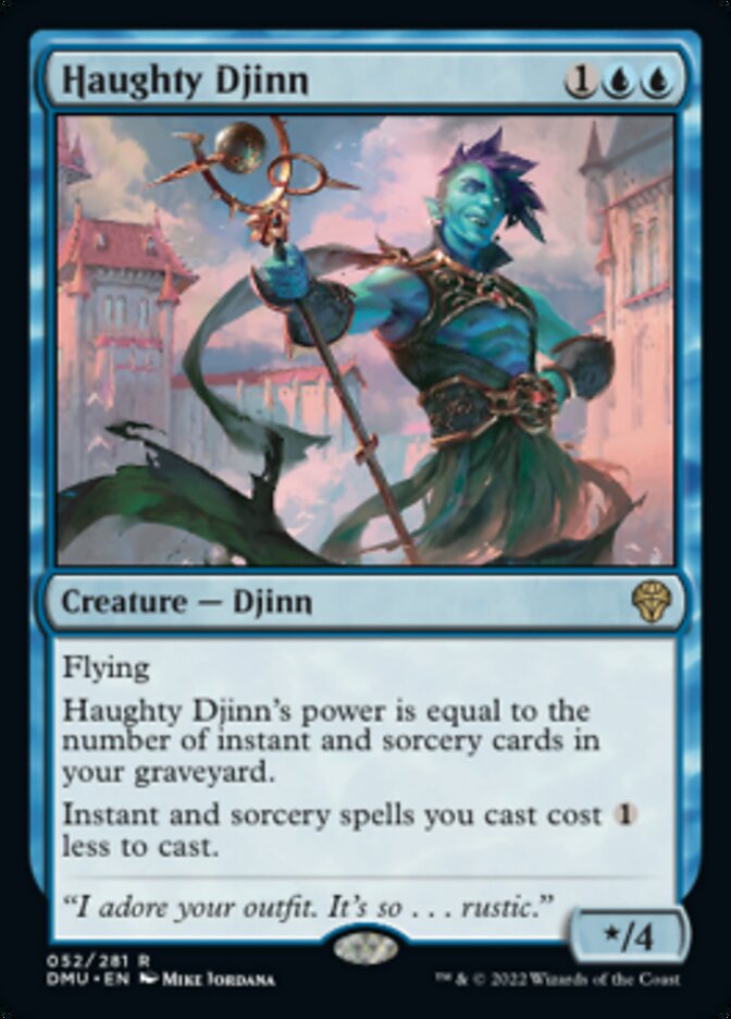 Haughty Djinn [Dominaria United] | Dumpster Cat Games