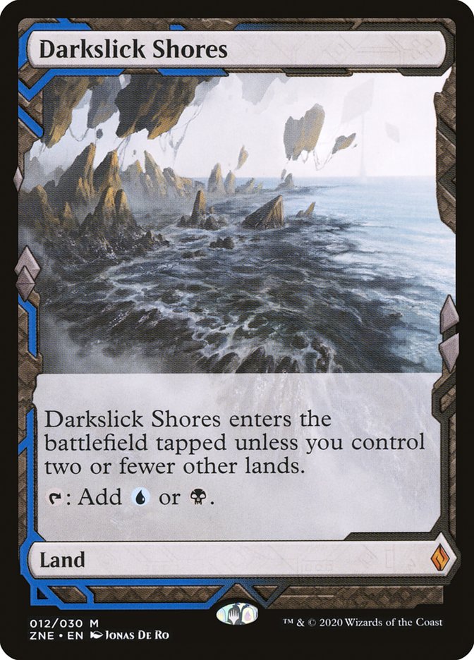 Darkslick Shores [Zendikar Rising Expeditions] | Dumpster Cat Games