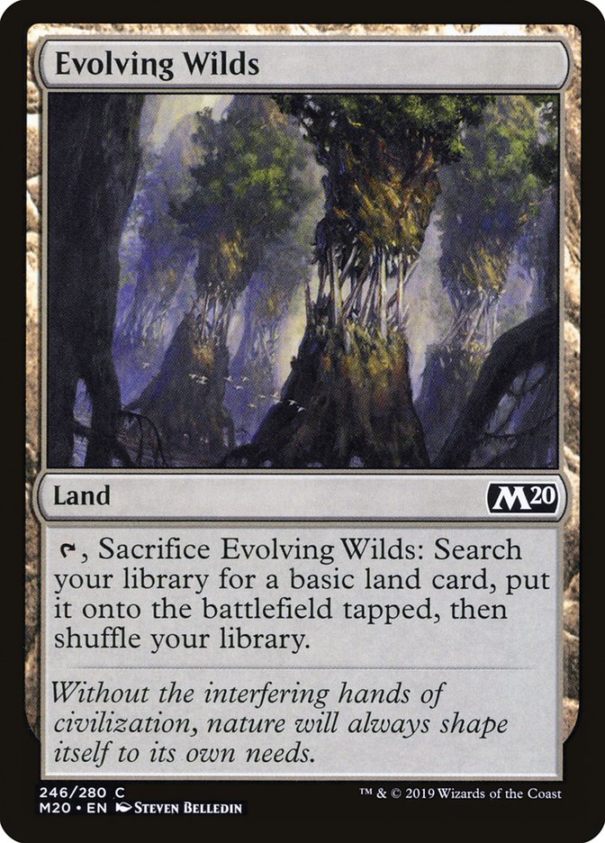 Evolving Wilds [Core Set 2020] | Dumpster Cat Games