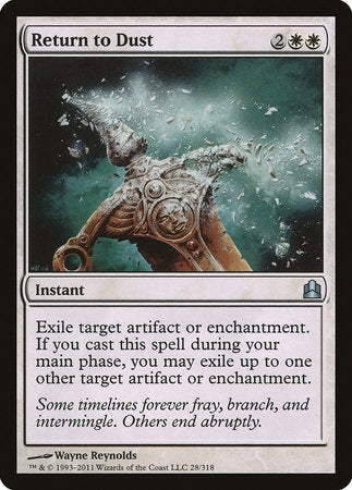 Return to Dust [Commander 2011] | Dumpster Cat Games