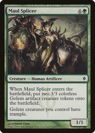 Maul Splicer [New Phyrexia] | Dumpster Cat Games