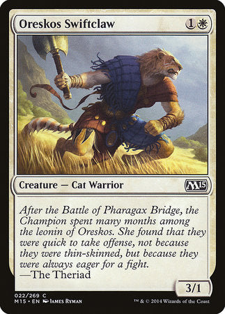 Oreskos Swiftclaw [Magic 2015] | Dumpster Cat Games