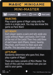 Mini-Master (Magic Minigame) [Commander Legends: Battle for Baldur's Gate Minigame] | Dumpster Cat Games