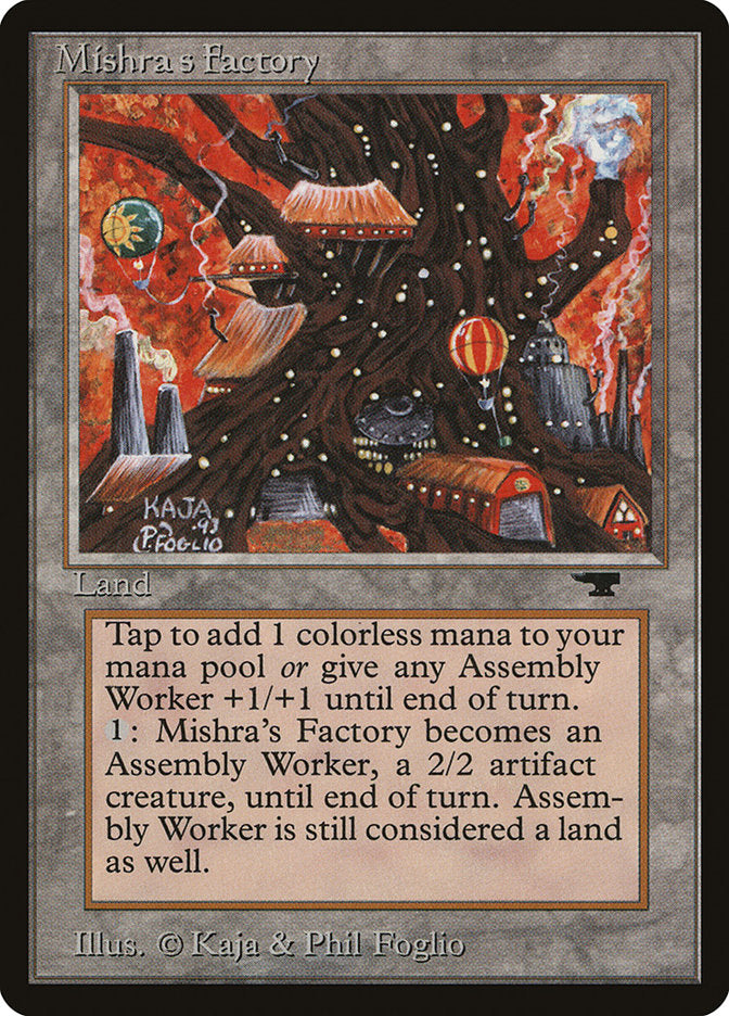 Mishra's Factory (Orange Background) [Antiquities] | Dumpster Cat Games