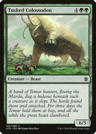 Tusked Colossodon [Khans of Tarkir] | Dumpster Cat Games