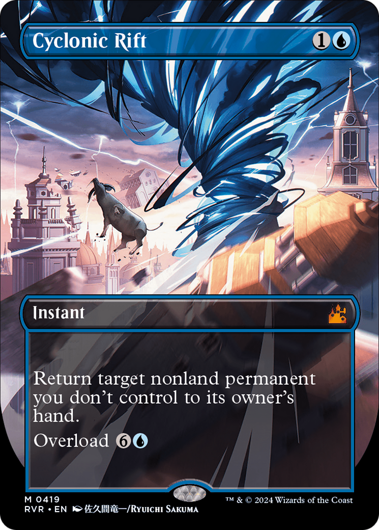 Cyclonic Rift (Anime Borderless) [Ravnica Remastered] | Dumpster Cat Games