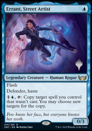 Errant, Street Artist (Promo Pack) [Streets of New Capenna Promos] | Dumpster Cat Games