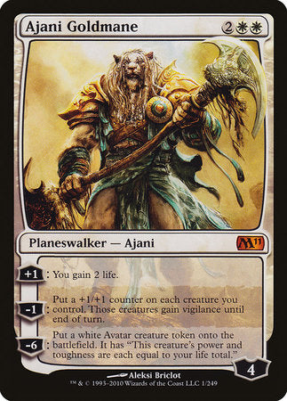 Ajani Goldmane [Magic 2011] | Dumpster Cat Games