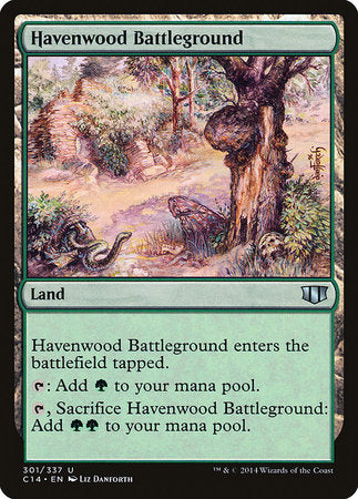 Havenwood Battleground [Commander 2014] | Dumpster Cat Games
