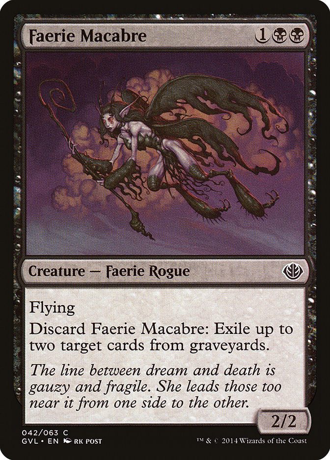 Faerie Macabre (Garruk vs. Liliana) [Duel Decks Anthology] | Dumpster Cat Games