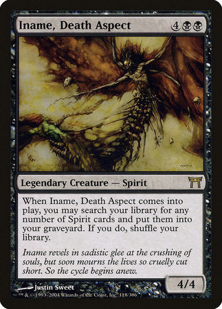 Iname, Death Aspect [Champions of Kamigawa] | Dumpster Cat Games