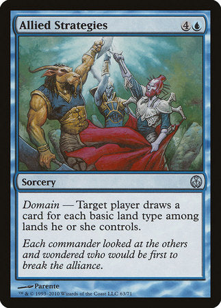 Allied Strategies [Duel Decks: Phyrexia vs. the Coalition] | Dumpster Cat Games