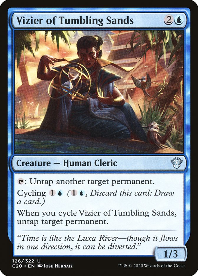 Vizier of Tumbling Sands [Commander 2020] | Dumpster Cat Games