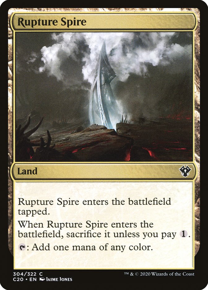 Rupture Spire [Commander 2020] | Dumpster Cat Games