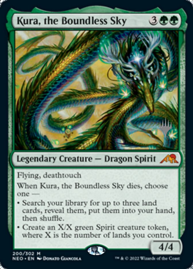 Kura, the Boundless Sky (Promo Pack) [Kamigawa: Neon Dynasty Promos] | Dumpster Cat Games