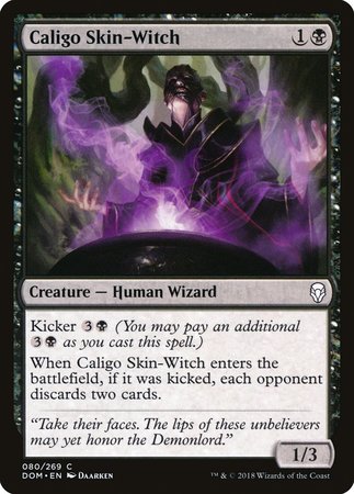 Caligo Skin-Witch [Dominaria] | Dumpster Cat Games