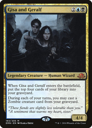 Gisa and Geralf [Eldritch Moon] | Dumpster Cat Games