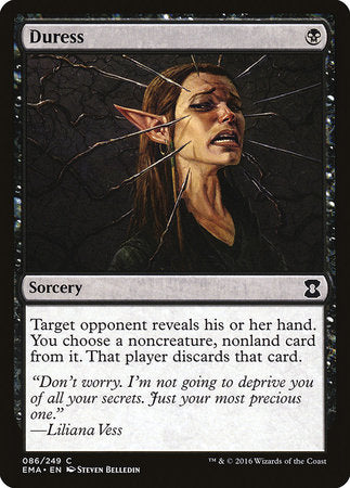 Duress [Eternal Masters] | Dumpster Cat Games