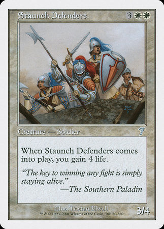 Staunch Defenders [Seventh Edition] | Dumpster Cat Games