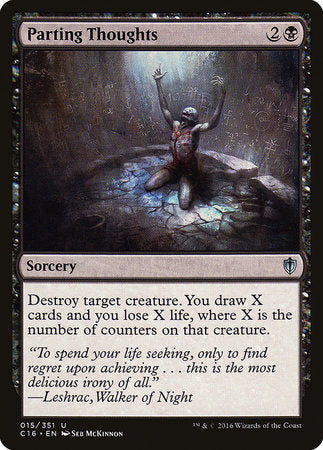 Parting Thoughts [Commander 2016] | Dumpster Cat Games