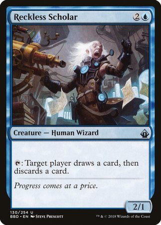 Reckless Scholar [Battlebond] | Dumpster Cat Games