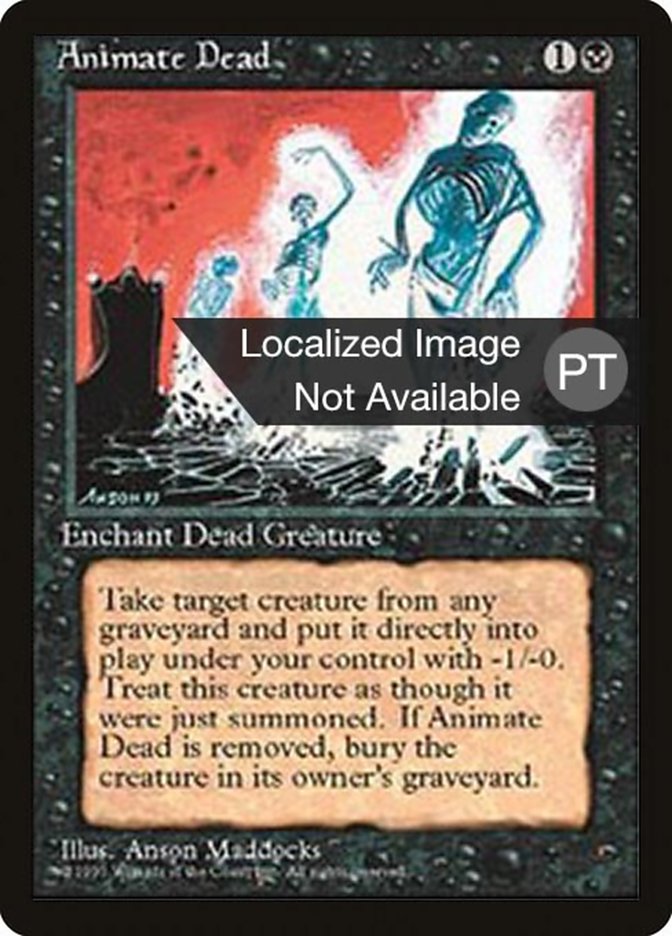 Animate Dead [Fourth Edition (Foreign Black Border)] | Dumpster Cat Games