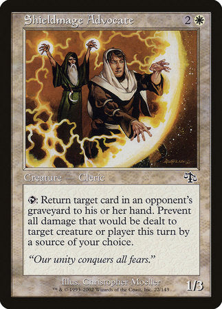 Shieldmage Advocate [Judgment] | Dumpster Cat Games