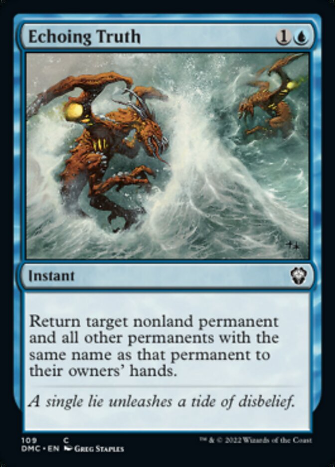 Echoing Truth [Dominaria United Commander] | Dumpster Cat Games