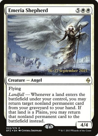 Emeria Shepherd [Battle for Zendikar Promos] | Dumpster Cat Games