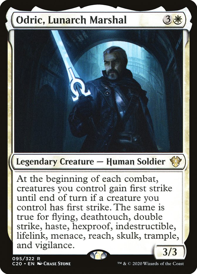 Odric, Lunarch Marshal [Commander 2020] | Dumpster Cat Games